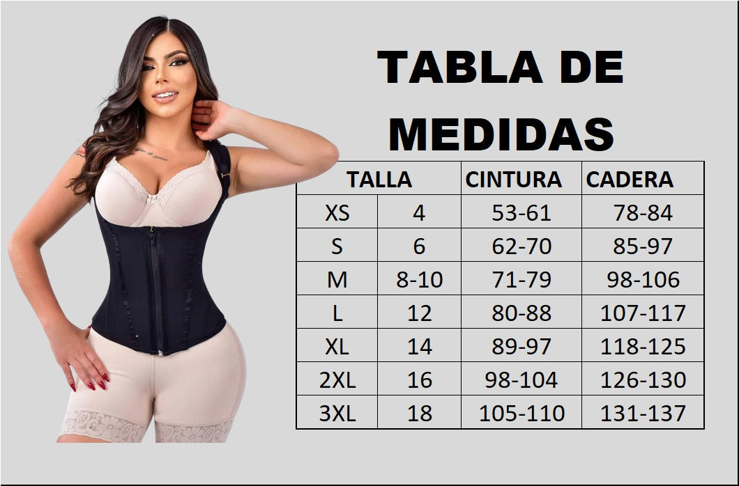 Faja Chaleco Reloj de Arena 9 Varillas + 30 RECETAS PARA ADELGAZAR